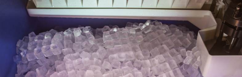 Ice Inside Ice Machine